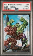 1992 Marvel Masterpieces #1-D Thing VS Hulk PSA 8 NM-MT Battle Spectra for sale  Shipping to South Africa