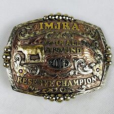 2015 IMJR 14-18 All Round Reserve Champion Rodeo Trophy Belt Buckle  for sale  Rogers