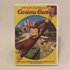 Curious George (DVD, 2006) Voices of Will Ferrel Drew Barrymore Bonus Features for sale  Shipping to South Africa