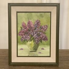 painting flower purple canvas for sale  Kuna