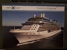 AK Celebrity Equinox, Celebrity Chandris Cruise , official advertisement card comprar usado  Enviando para Brazil