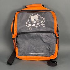 Mochila vintage super rara anos 90 00 anos MTV Ásia logotipo OVNI laranja com zíper, usado comprar usado  Enviando para Brazil