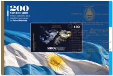 Argentina 2020 1er izamiento Bandera Nacional en las Islas Malvinas montado sin montar o montado (V006), usado segunda mano  Embacar hacia Argentina