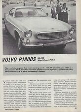 1969 volvo p1800 d'occasion  Expédié en Belgium