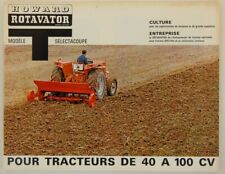 Prospectus brochure rotavator d'occasion  Auneau
