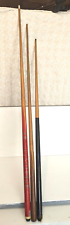 3 Vintage Pool / Snooker Cues - Prop / Display for sale  Shipping to South Africa