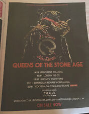 Queens Of The Stone Age Tour Date Ad 2023 Newspaper Advert Poster Music 14x11” comprar usado  Enviando para Brazil