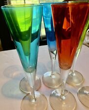 champagne fluted glasses 6 for sale  Bardstown