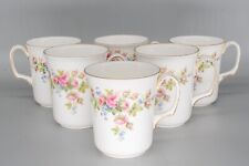 6 Royal Albert Moss Rose Beaker Mugs 1st Quality for sale  Shipping to South Africa