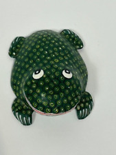 Wooden patternd frog for sale  WELWYN GARDEN CITY