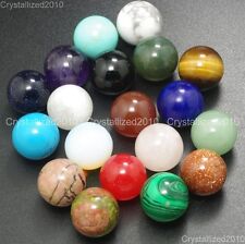 Pedras preciosas naturais harmonia bola redonda cristal esfera de cura pedras rochosas 16mm, usado comprar usado  Enviando para Brazil