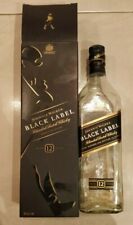 JOHNNIE WALKER Black Label 12 años whisky - caja de tarjetas + botella vacía segunda mano  Embacar hacia Argentina