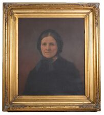 Original 19th Century Portrait of a Woman Oil Painting - Framed Antique Fine Art for sale  Shipping to Canada
