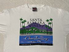 Usado, Camiseta Vintage Anos 90 1995 Santa Barbara Winery Chardonnay 10 Mile Run, M comprar usado  Enviando para Brazil