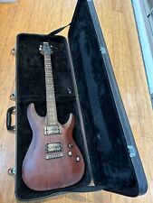 SCHECTER OMEN-6 / 6 STRING ELECTRIC GUITAR IN WALNUT SATIN WITH HARD CASE, used for sale  Shipping to South Africa