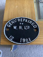 Genly repaired w.r. for sale  SCUNTHORPE