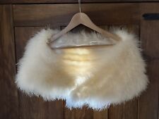 Bridal fur shrug for sale  CIRENCESTER