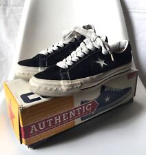 Zapatos de gamuza vintage Converse One Star hechos en EE. UU. 90/Kurt cobain Chuck taylor segunda mano  Embacar hacia Argentina