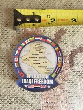 Operación Libertad iraquí FRIDGE MAGNET 2" de diámetro, usado segunda mano  Embacar hacia Argentina