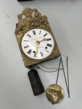 ANTIQUE COMTOISE WALL CLOCK - BORDES CADET A CARBONNE for sale  Shipping to South Africa