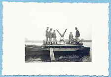Foto, Turnübung auf einem Pontonboot, bei Kampen, um 1939 !!! tweedehands  verschepen naar Netherlands