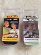 Replacement TV Ears Tips 2 Open Packages (12 Total Tips) Comply Foam Snap Tips for sale  Shipping to South Africa