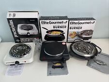 Conjunto de 3 queimadores individuais elétricos Proctor Silex/ Elite gourmet (todos funcionam muito bem) comprar usado  Enviando para Brazil