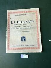 1927 geografia generale usato  Genova