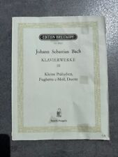 Klaviernoten bach klavierwerke gebraucht kaufen  Bayreuth