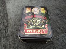 Whisky de lata en miniatura Jack Daniels antiguo no 7. Tapa con bisagras segunda mano  Embacar hacia Argentina