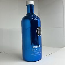 Botella de Vodka Absolut ELECTRIK Azul Brillante Vacía con Tapa 750 ml Holiday Edición Limitada segunda mano  Embacar hacia Argentina