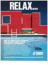 1989 Kreepy Krauly System Pool Cleaner Relax Vintage Print Advertisement, used for sale  Shipping to South Africa