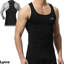 Used, Mens Gym Vest Racerback Bodybuilding Muscle Stringer Tank Top Bodybuilding Black for sale  BARKING
