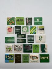 Lot green matchbook for sale  Wapella