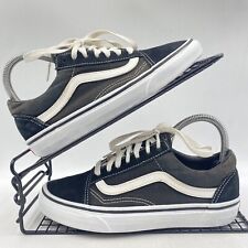 VANS OLD SKOOL CZARNE TRAMPKI ROZMIAR UK 4 SZARE NISKIE PŁÓTNO ZAMSZ SIŁOWNIA 751505 na sprzedaż  Wysyłka do Poland