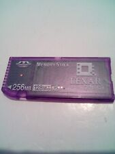 Lexar Media Genuine Memory Stick 256MB 128MB x2 Camera Memory Card-TESTED, used for sale  Shipping to South Africa
