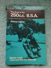 Book 250cc bsa for sale  CUPAR
