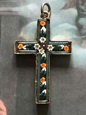 Antico ciondolo croce usato  Sangiano