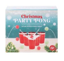 Pong rojo fiesta de Navidad - juego festivo de cerveza de Navidad - para adultos mayores de 18 años segunda mano  Embacar hacia Mexico