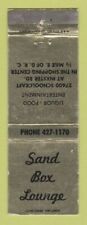 Matchbook cover sand for sale  USA