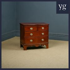 Used, Small Antique English Georgian Regency Bow Front Chest of Drawers (Circa 1810) for sale  Shipping to South Africa