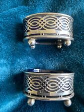 Pair vintage silver for sale  STOKE-ON-TRENT