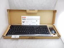 Combo de teclado y mouse inalámbrico Lenovo Essential inglés de EE. UU. 4x30M39458 segunda mano  Embacar hacia Argentina