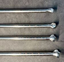 Used, Acufex Set of 4 REF 013663 013664 013665 013666 10mm-13mm Cannulated Drill Bits for sale  Shipping to South Africa