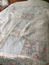 Cotton bedspread quilt for sale  PURLEY