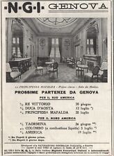 Pubblicita 1923 navigazione usato  Biella