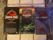 Jurassic Park VHS - Jurassic Park Lost World - Jurassic Park III , usado comprar usado  Enviando para Brazil