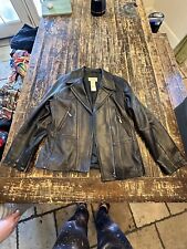 High Quality Genuine Mondi Leather Biker Jacket Made In Germany for sale  Shipping to South Africa