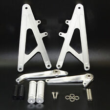 Silver rearset footrests for sale  Shipping to Ireland