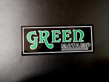 Logo green matamp for sale  Shipping to Ireland